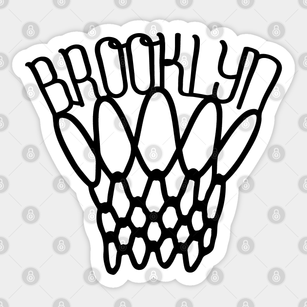 Brooklyn Nets concept logo Brooklyn Nets Sticker TeePublic